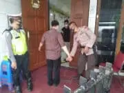 Antisipasi Aksi Teror, Polres Lebak lakukan Pengamanan Ketat Gereja di Rangkasbitung