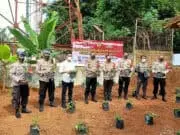 Kapolresta Tangerang Resmikan Taman Kresna dan Program Ketahanan Pangan Satintelkam