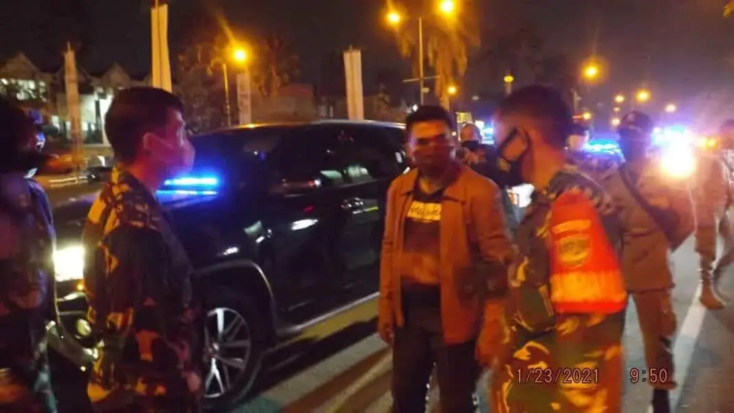 Tegakan Disiplin Prokes, Muspika Kecamatan Kelapa Dua Gelar Oprasi Yustisi