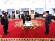 Presiden Jokowi Lantik Listyo Sigit Prabowo sebagai Kapolri Presiden Jokowi Lantik Listyo Sigit Prabowo sebagai Kapolri