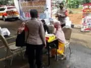 Polresta Bandara Soetta Gelar 3T Gratis dan Pembagian Sembako