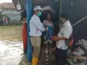 Dua Desa Kabupaten Tangerang Banjir, Relawan PKS Gerak Cepat Bantu Korban