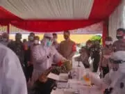 Polresta Bandara Soekarno Hatta Laksanakan Giat 3T dan Baksos