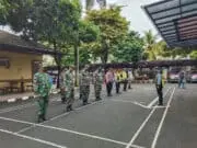 Tekan Penyebaran Covid-19, Koramil 02/Curug Gencar Laksanakan PPKM di Wilayahnya