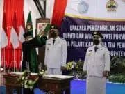 Gubernur Jateng Lantik Bupati dan Wakil Bupati Purworejo