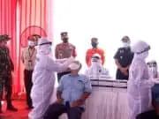 Tekan Penyebaran Covid-19, Polresta Bandara Soetta Terus Gencarkan 3T di Pengendapan Taxi