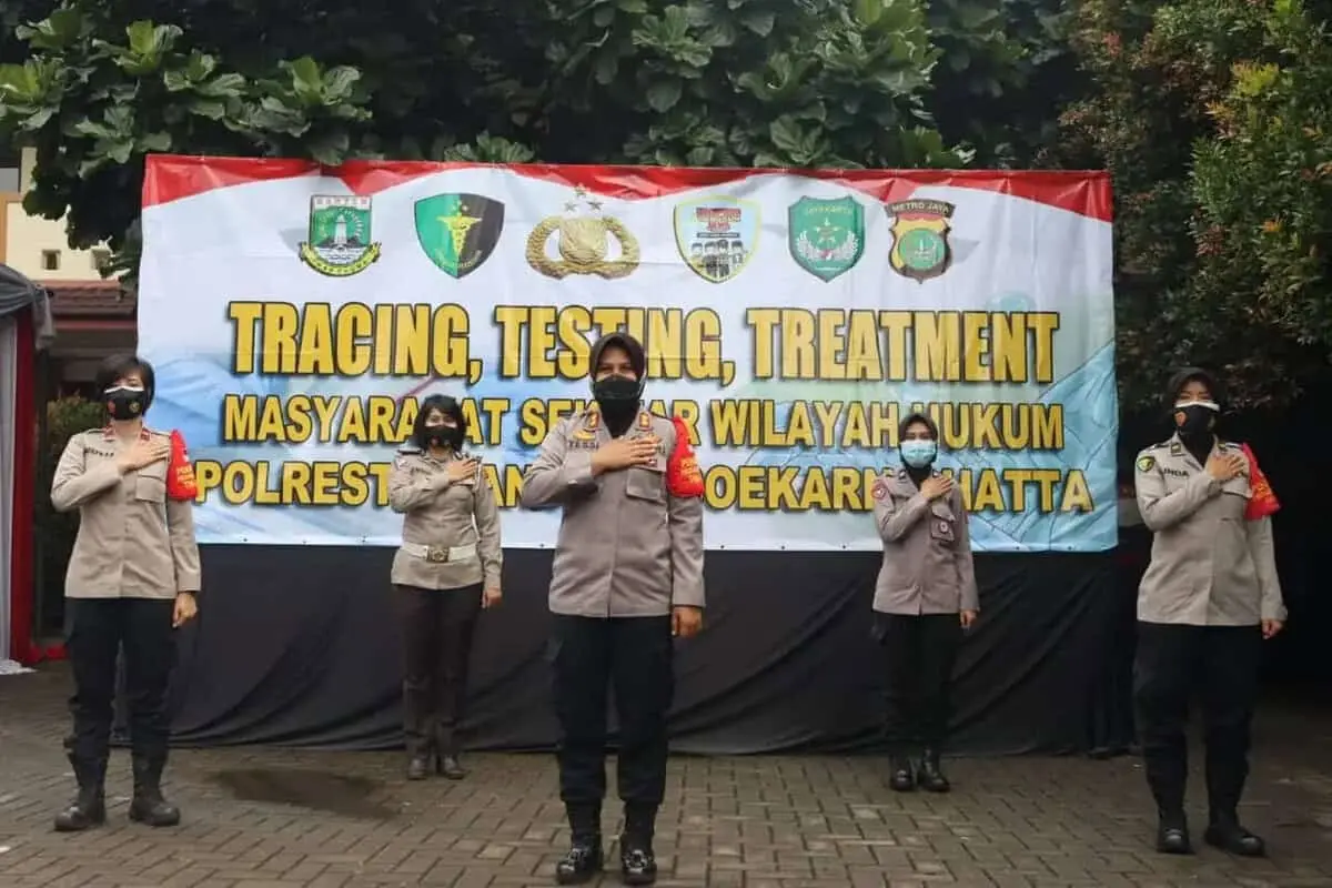 Masyarakat Sekitar Bandara Soetta Dilingkungan SMA 14 Batu Sari Swab Antigen