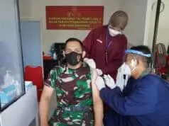 Danrem 071/Wijayakusuma, Orang Pertama Vaksin Dosis II Danrem 071/Wijayakusuma, Orang Pertama Vaksin Dosis II