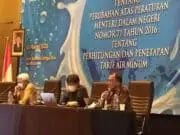 Dirut Perumdam TKR Jadi Pembicara Nasional Sosialisasi Perhitungan dan Penetapan Tarif Air Minum