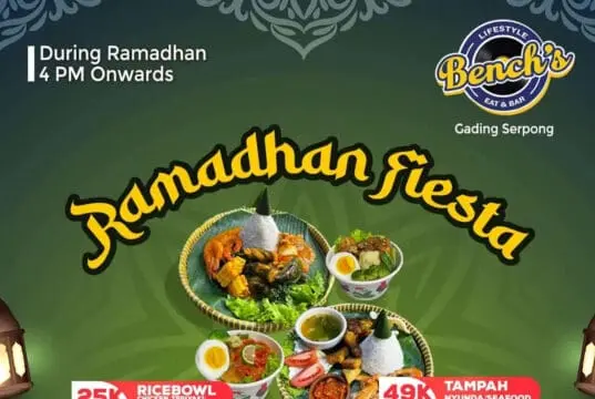 Benchs Lifestyle Eat & Bar Menyediakan Menu Baru Dibulan Ramadhan 1442 H Benchs Lifestyle Eat & Bar Menyediakan Menu Baru Dibulan Ramadhan 1442 H