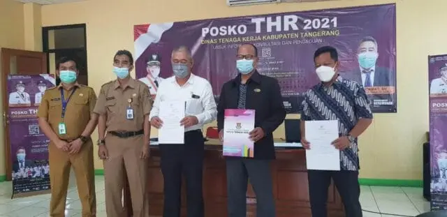 H-7 Lebaran, Posko THR Kabupaten Tangerang Banjir Pengaduan H-7 Lebaran, Posko THR Kabupaten Tangerang Banjir Pengaduan