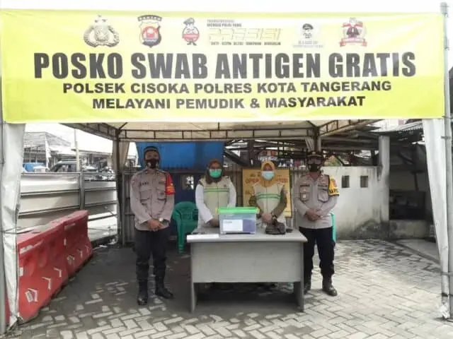 Antisipasi Penyebaran Covid-19, Polsek Cisoka Adakan Rapid Tes Antigen Gratis Antisipasi Penyebaran Covid-19, Polsek Cisoka Adakan Rapid Tes Antigen Gratis
