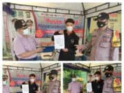 Pastikan Pemudik Sehat, Polsek Jatiuwung Bersama Tiga Pilar Melaksanakan Cooling System Kepada Pemudik
