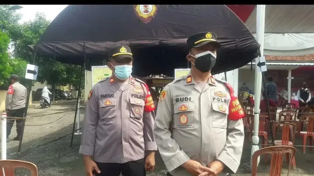 Sambut Hari Bhayangkara ke-75, Polsek Legok Gelar Vaksinasi Masal