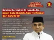 Hadapi Ancaman COVID-19, Ahmad Muzani: Peningkatan Spiritualitas Dapat Meningkatkan Imun Kita Agar Tetap Terjaga