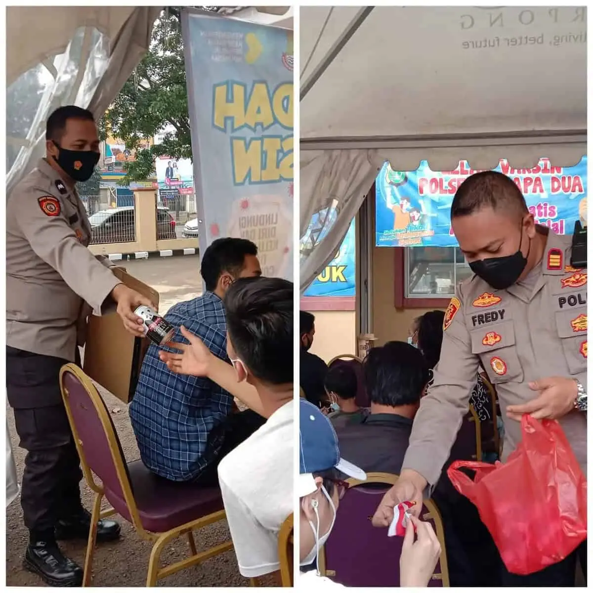 Polsek Kelapa Dua Kembali Gelar Vaksinasi Merdeka Tahap Satu dan Dua Polsek Kelapa Dua Kembali Gelar Vaksinasi Merdeka Tahap Satu dan Dua