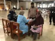 Gelar Pengamanan : Polsek Cisoka Dukung Pelaksanaan Vaksinasi FKPM Dengan Dokpol Polda Banten Gebyar Vaksin FKPM Komunitas Senkom Mitra Polri Berikan 750 Dosis di Solear