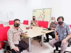 Sambangi PT. BSM, Kapolsek Panongan Tekankan Protokol Kesehatan Sambangi PT. BSM, Kapolsek Panongan Tekankan Protokol Kesehatan