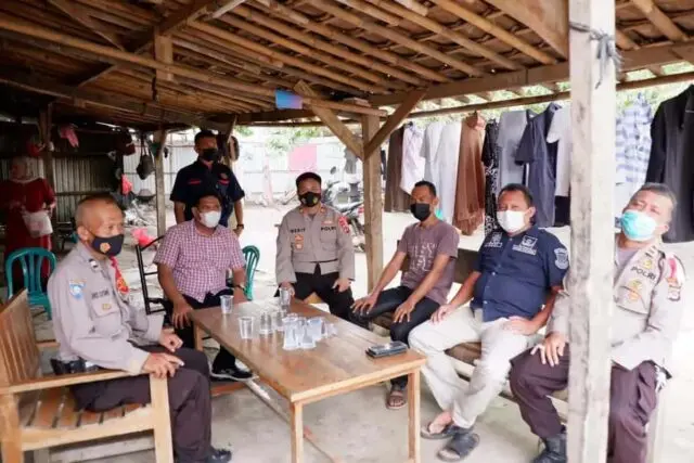 Kapolsek Bersama Camat Panongan Laksanakan Patroli Dialogis Pasca Pilkades