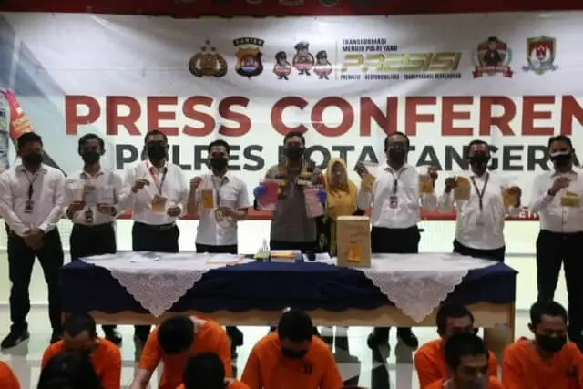 Dalam 2 Bulan, Satresnarkoba Polresta Tangerang Bekuk 34 Tersangka, 3.343 Jiwa Terselamatkan Dalam 2 Bulan, Satresnarkoba Polresta Tangerang Bekuk 34 Tersangka, 3.343 Jiwa Terselamatkan