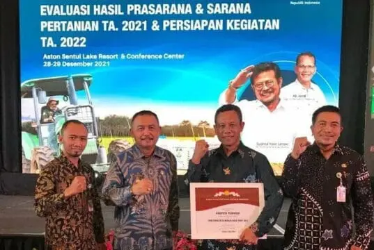 Purworejo Terima Penghargaan Sebagai Kabupaten Terbaik LP2B Dari Kementerian Pertanian