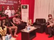 Cek Pospam, Kapolsek Panongan Kontrol Kesiapan Anggota
