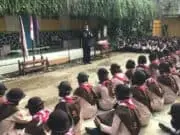 Setelah Tertunda, Kegiatan Pramuka Alih Golongan dan Kenaikan Bantara SMK Kesehatan Purworejo Akhirnya Terlaksana