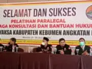 100 Calon Paralegal LKBH Garuda Yaksa Kebumen Ikuti Pelatihan Angkatan 2