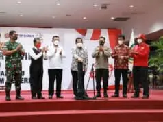 Mendagri Launching Pelaksanaan Vaksinasi Booster di Kepri