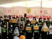 Ratusan Peserta Dari SMP-MTS Se Kabupaten Purworejo Ikuti Lomba Invitasi PMR Madya di SMK Kesehatan Purworejo