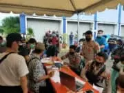 Polsek Kalideres Gelar Vaksinasi Booster Jenis pfizer di Sentra Kuliner Polsek Kalideres Gelar Vaksinasi Booster Jenis pfizer di Sentra Kuliner