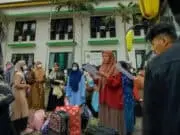 Ribuan Santri MA An Nawawi Berjan Purworejo Dipulangkan Untuk Rayakan Lebaran di Kampung Halaman