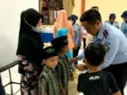 Tasyakuran HBP 58, Kepala Rutan Purworejo Berikan Santunan Anak Yatim