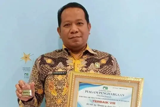 PDAM Purworejo Raih Penghargaan BUMD Peringkat Ke 8 Terbaik se Jateng