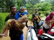 Diguyur Hujan Lebat Semalam, Beberapa Desa di Purworejo Kebanjiran. Kodim 0708, Polres dan BPBD Lakukan Evakuasi