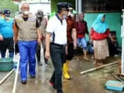 Beberapa titik di Wilayah Purworejo Bajir, Bupati Langsung Tinjau Banjir dan Serahkan Bantuan
