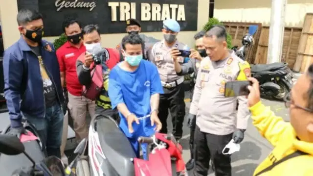 Spesialis Pencuri Sepeda Motor Matic Ditangkap Sat Reskrim Polres Kebumen, Temukan 8 Unit Motor Matic Sebagai Barang Bukti