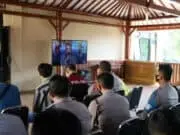 Rangkaian Hari Bhayangkara Ke 76, Polres Purworejo Nobar Semangat Bhayangkara