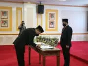 Mendagri Lantik Tomsi Tohir sebagai Irjen Kemendagri