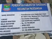 Diduga Tak Sesuai RAB, Camat Selaku Pengguna Anggaran Tak Mengatahui Ada Proyek