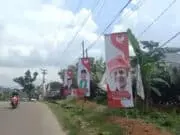 Baliho Nyapres Ganjar Pranowo Tegak di Jambi Baliho Nyapres Ganjar Pranowo Tegak di Jambi