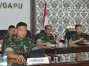 Empat Program Unggulan Dibahas, Danrem 042/Gapu Vicon Bersama Pangdam Komandan Korem 042/Gapu Brigjen TNI Supriono, S.IP., M.M.