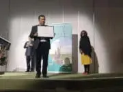Luar Biasa, Bupati Tanjabtim Terima Ramsar’s Award Bukti Nyata, Romi Hariyanto Terima Penghargaan Ramsar's Award.