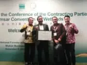 Kerja Nyata, Romi Hariyanto Mendapat Pengakuan Internasional Bupati Romi Hariyanto menerima penghargaan Ramsar's Award di Jenewa, Swiss tahun 2022.