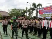 Polres Purworejo Gelar Pasukan Operasi Lilin Candi 2022, 617 Personel Gabungan Disiapkan Mengamankan Nataru