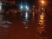 Kota Jambi Terus Dilantak Banjir Banjir parah terjadi di Jalan Orang Kayo Hitam, Talang Banjar, Kecamatan Jambi Timur, Kota Jambi.