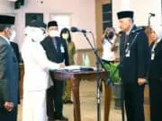 Kekosongan Jabatan Bupati Lantik 7 Pejabat Administrator dan 2 Pejabat Pengawas