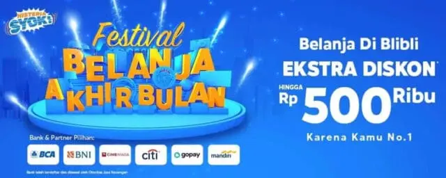 Tips Belanja Promo Akhir Bulan Blibli Agar Tetap Hemat dan Banyak Untung Tips Belanja Promo Akhir Bulan Blibli Agar Tetap Hemat dan Banyak Untung