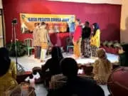 SMPN 4 Purworejo Laksanakan Ujian Praktek Bahasa Jawa Dengan Pentas Ketoprak Secara Langsung
