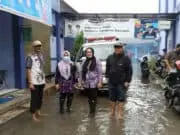 Gerak Cepat Sekcam Sepatan Timur Atasi Genangan Air di Puskesmas Kedaung Barat